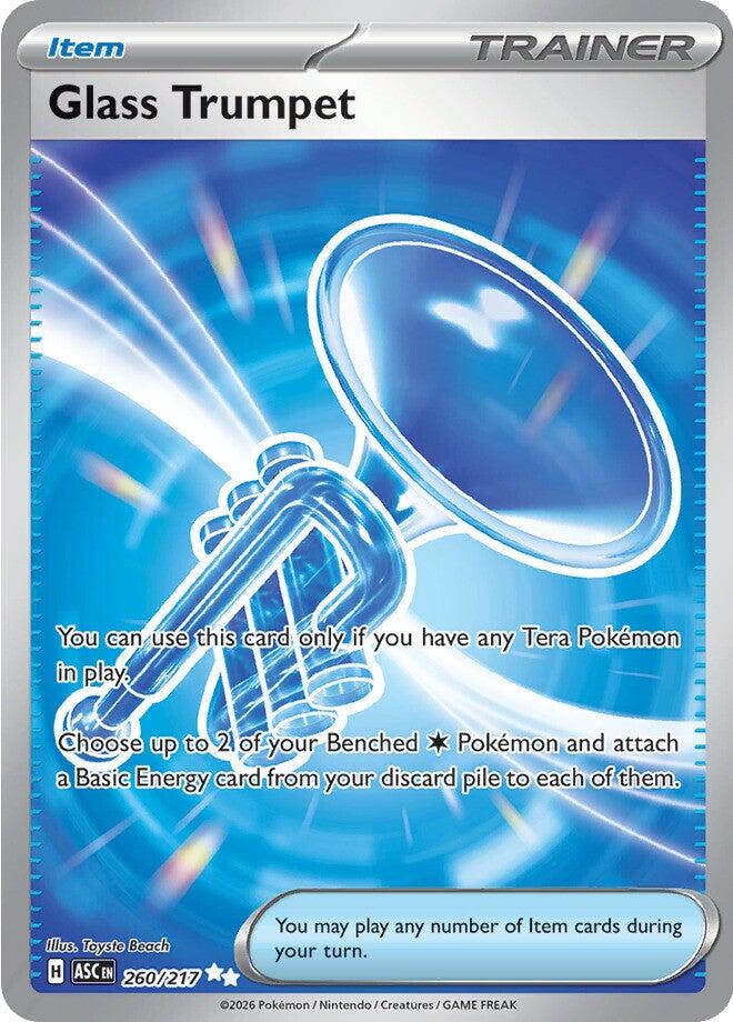 glass pokemon card Amazon.com: Pokemon - Glass Trumpet 135/142 main image 0