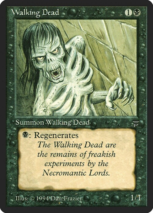 Walking Dead Card Front