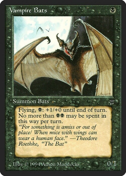 Vampire Bats Card Front