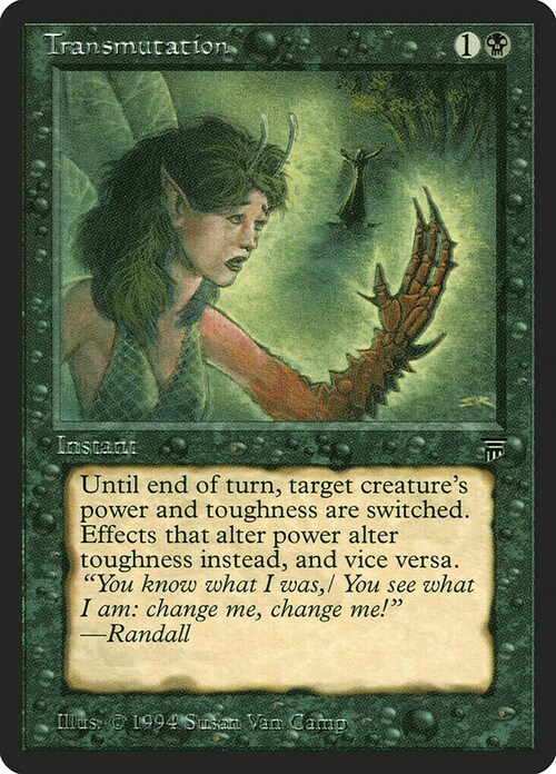 Transmutation Card Front