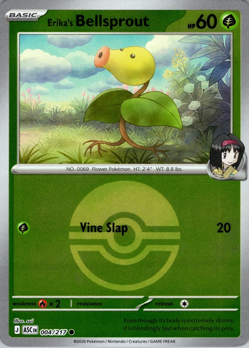 Bellsprout di Erika Card Front