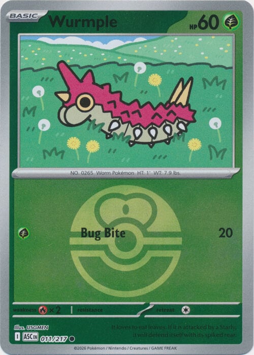 Wurmple Card Front