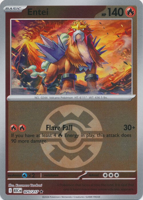 Entei Card Front