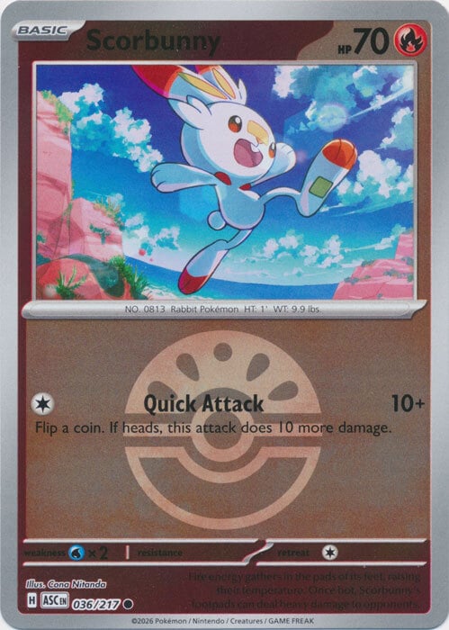 Scorbunny Card Front