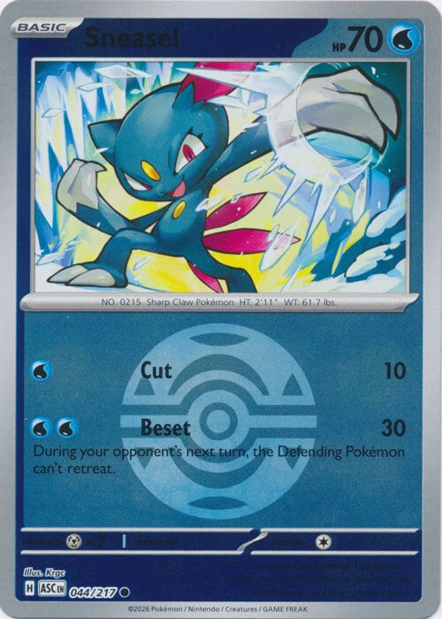 Sneasel Card Front