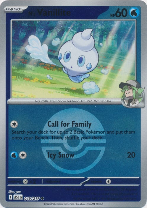 Vanillite di N Card Front
