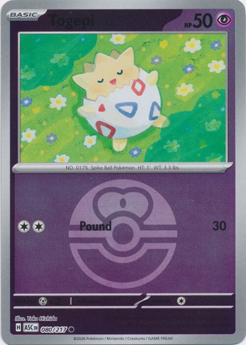 Togepi Card Front