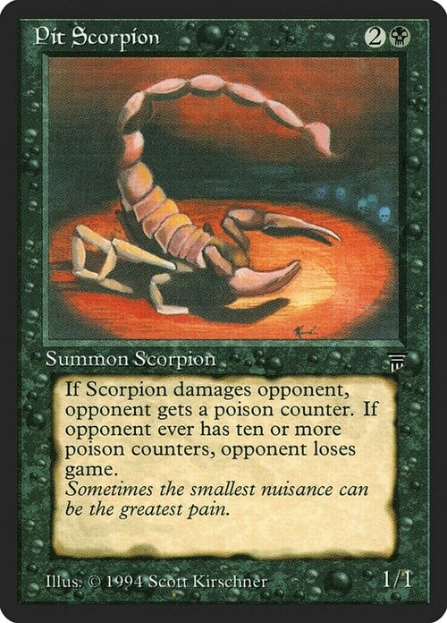 Scorpione dell'Abisso Card Front