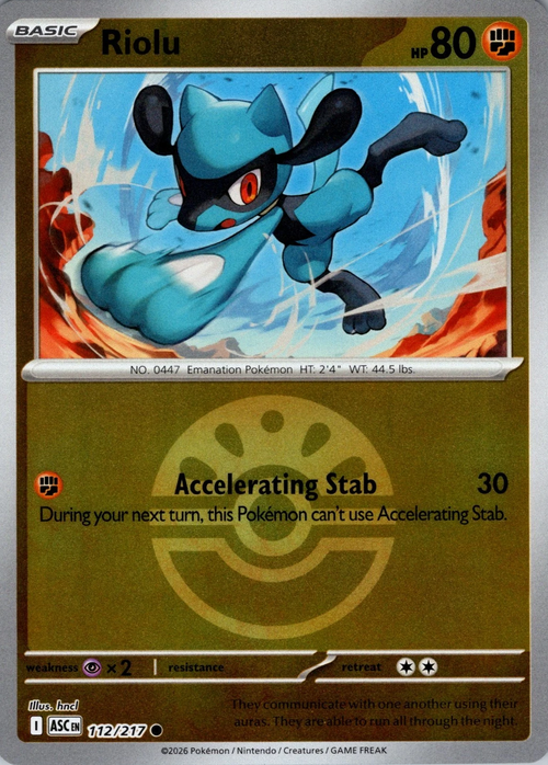 Riolu Card Front