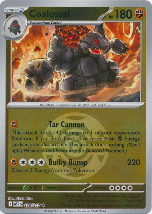 Coalossal Card Front