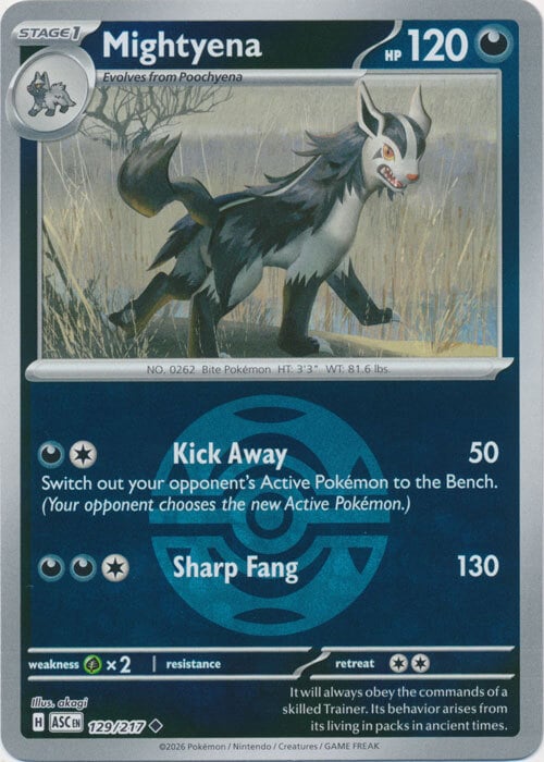 Mightyena Card Front