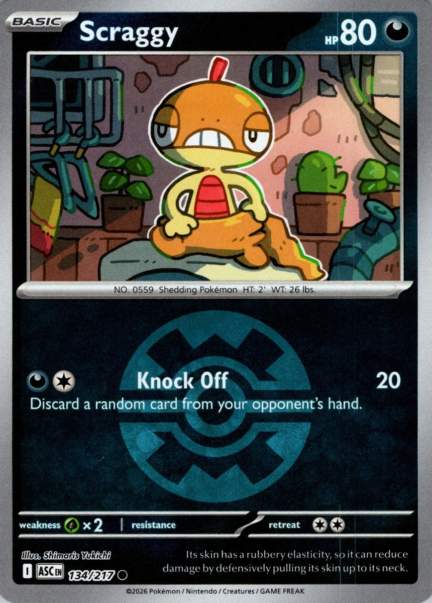 scraggy pokemon card Scraggy - SV: White Flare