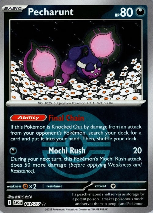 Pecharunt Card Front