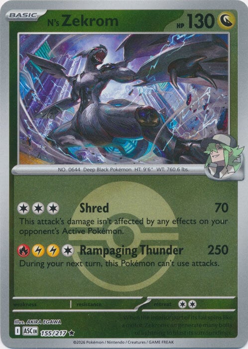 Zekrom di N Card Front
