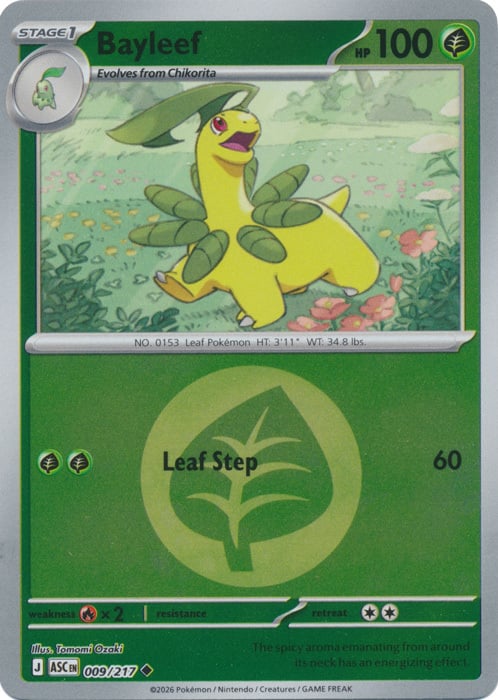 Bayleef Card Front