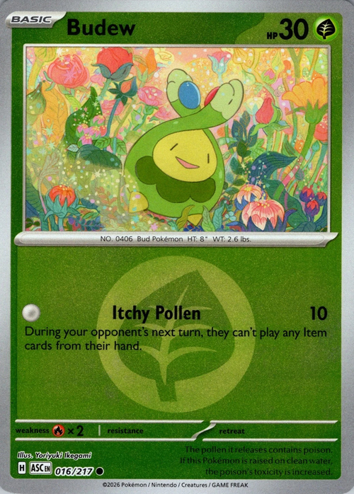 Budew Card Front