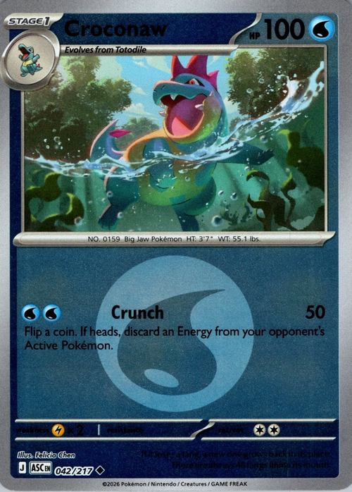 Croconaw Card Front