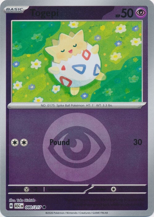 Togepi Card Front