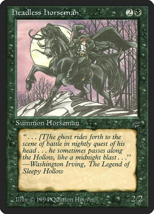 Headless Horseman Card Front