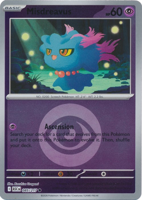 Misdreavus Card Front