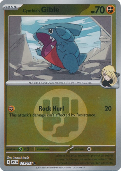 Gible de Cintia Card Front