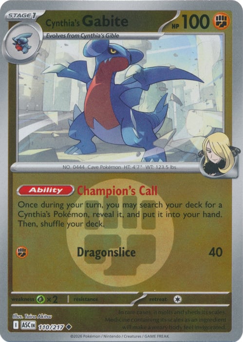 Gabite di Camilla Card Front