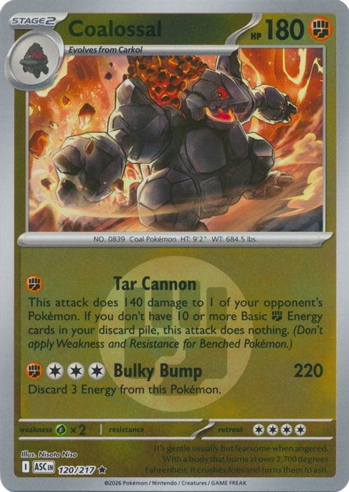 Coalossal Card Front
