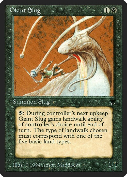 Giant Slug Card Front