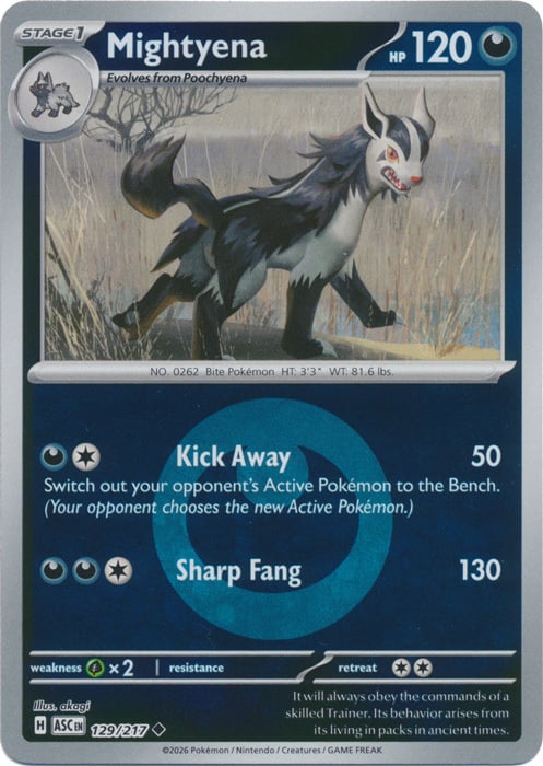 Mightyena Card Front