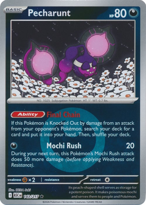 Pecharunt Card Front