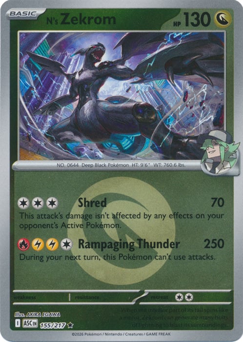 Zekrom di N Card Front
