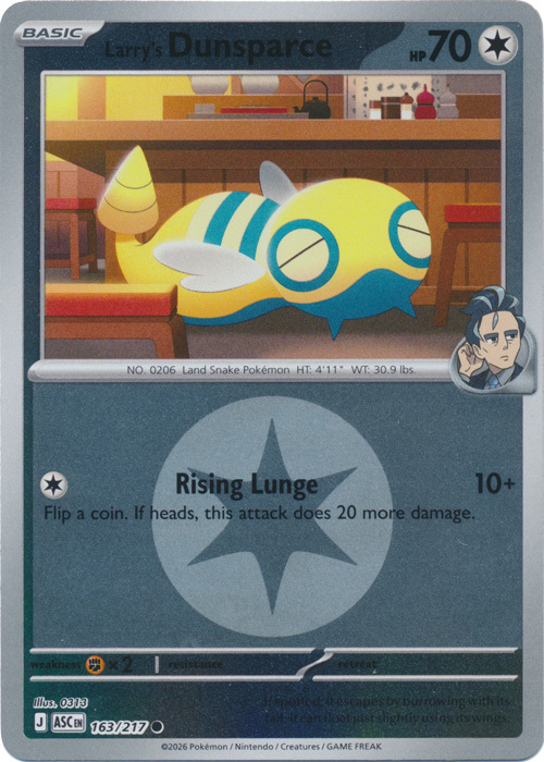 Dunsparce di Ubaldo Card Front
