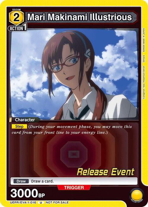 Mari Makinami Illustrious Card Front