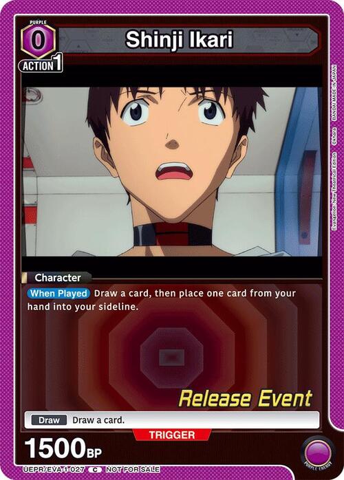 Shinji Ikari Card Front