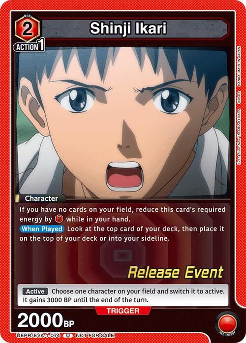 Shinji Ikari Card Front