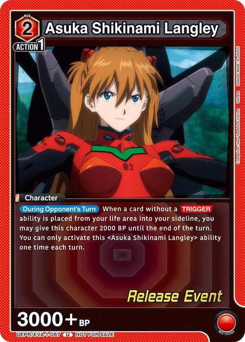 Asuka Shikinami Langley Card Front