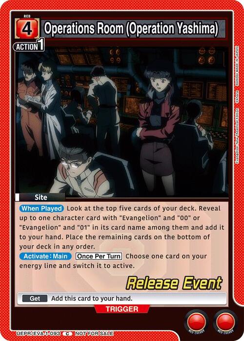 Operations Room (Operation Yashima) Card Front