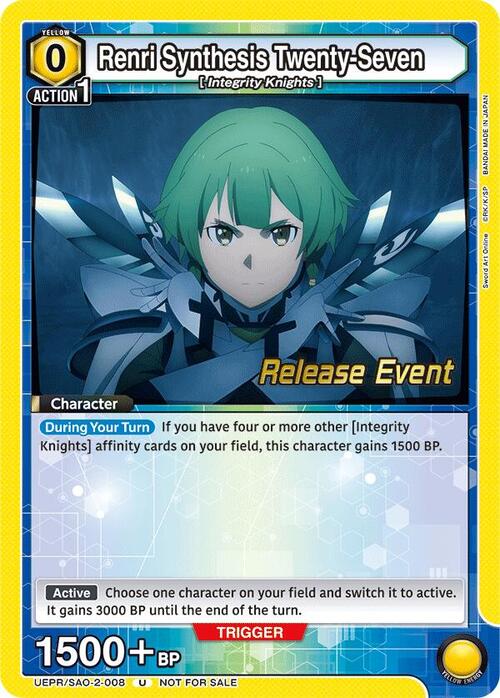 Renri Synthesis Twenty-Seven Frente