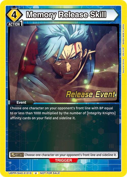 Memory Release Skill Frente