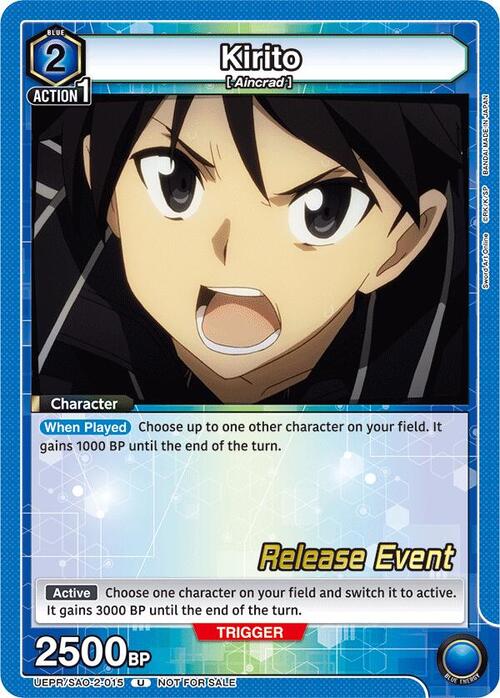 Kirito Card Front