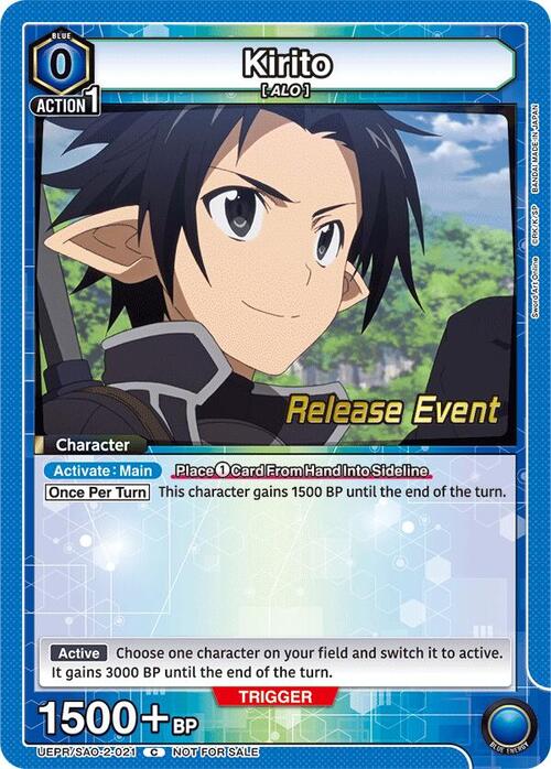 Kirito Card Front