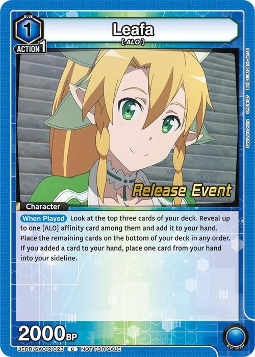 Leafa Card Front