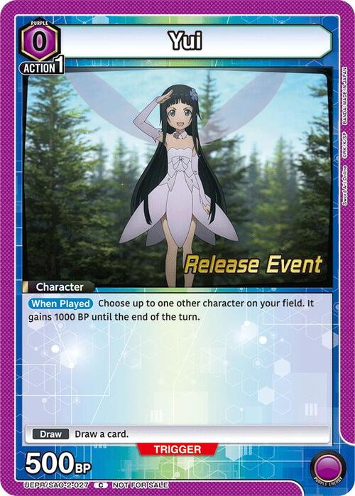 Yui Card Front