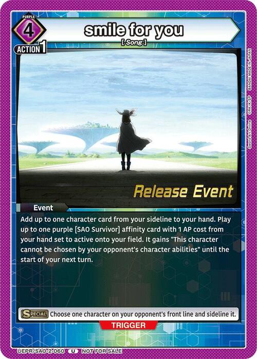 smile for you Card Front