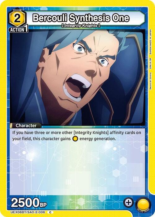 Bercouli Synthesis One Card Front