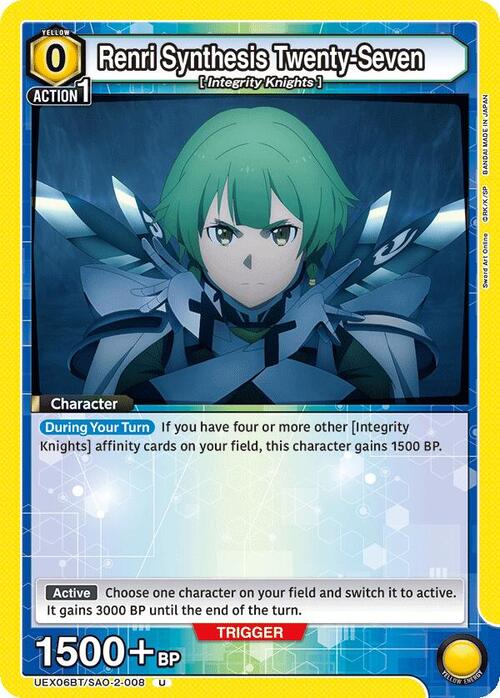 Renri Synthesis Twenty-Seven Card Front