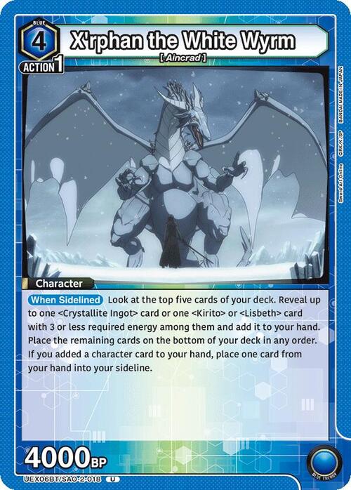 X'rphan the White Wyrm Card Front