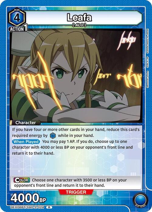 Leafa Card Front
