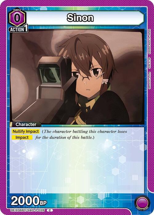 Sinon Card Front