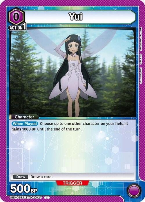 Yui Card Front